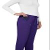 KOI Lite Peace Women's 6-Pocket Stretch Scrub Pants Grape X-Large Tall view 3