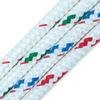 New England Ropes 1/4in (6mm) Sta-Set Blue Fleck 30 Feet Long view 1