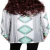GPCT Women's Open-Front Shawl Collar Cardigan for Girls/Ladies [Large]- Green view 3