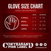 Contraband Pink Label 5237 Womens Designer Workout Gloves | Sugar Skull Print w/Grip-Lock Padding (Red, X-Small) view 2