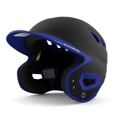 Boombah DEFCON Batting Helmet Black/Royal Blue - Size Junior 6 1/4" - 7"