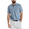 Nautica Men's Stainably Crafted Classic Fit Performance Deck Polo, Deep Anchor Heather, Small view 1