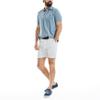 Nautica Men's Stainably Crafted Classic Fit Performance Deck Polo, Deep Anchor Heather, Small view 4