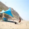 Neso Grande Portable Beach Tent Sun Shelter - Lightweight Beach Shade Canopy - Easy Setup for Family Outings - Patented Reinforced Corners - UPF 50+ Sun Protection - 7ft Tall, 9 x 9ft - Teal view 2