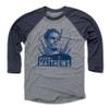 500 LEVEL Auston Matthews Baseball Shirt XXX-Large Navy/Heather Gray - Toronto Hockey Fan Apparel - Auston Matthews Legend B view 1