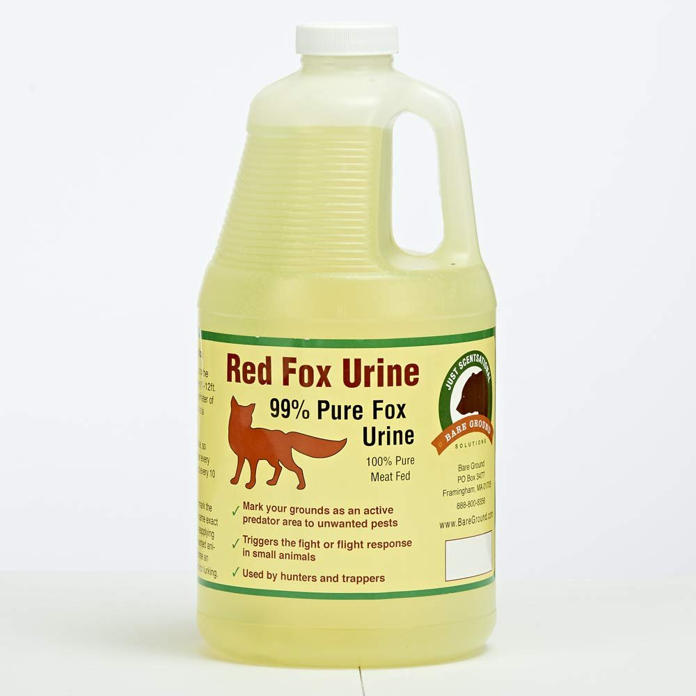 Just Scentsational FU-64 Red Fox Urine for Gardens, Hunters, and Trappers, 64 oz (2 Quarts)
