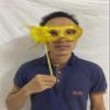 AZYOUNG Woman's Christmas Halloween Black Purple Red White Feather Flower Plastic Masquerade Mask on Stick,(Gold) view 3