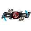 Exustar Unisex Adult E-PM825 Combination Pedal, Aluminium Body, Crmo Axle, with Sealed Bearing - Black/Silver, view 3