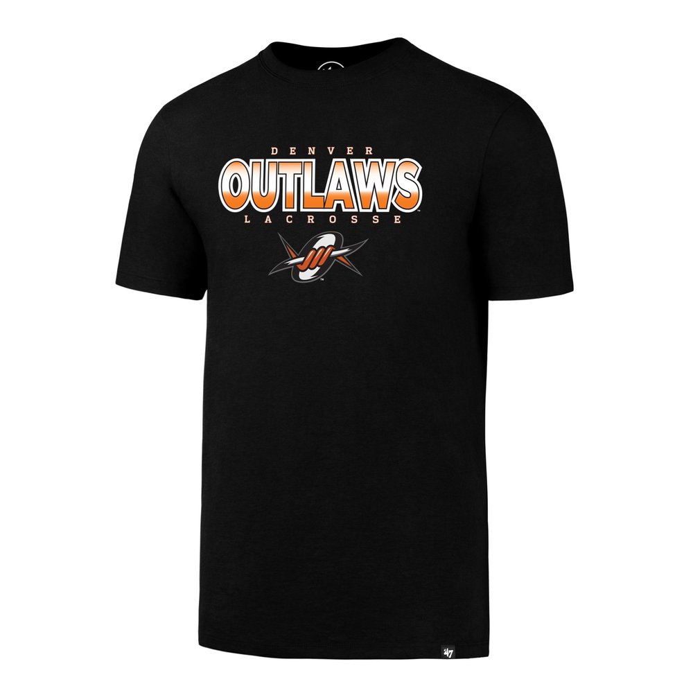 '47 MLL Boston Cannons Men's Splitter Tee, Small, Jet Black