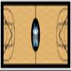 PARTYPONG 8-Foot Beer Pong Table - Basketball Court Graphic view 3