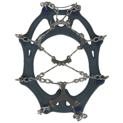 Snowline SL44UES001 Backcountry Chain Spikes, Outdoor Activities, Backcountry, Chain Senpro, Size L, US Men's Size 6-10.5 (25.0-27.5 cm), Color: Eye Red/Blue