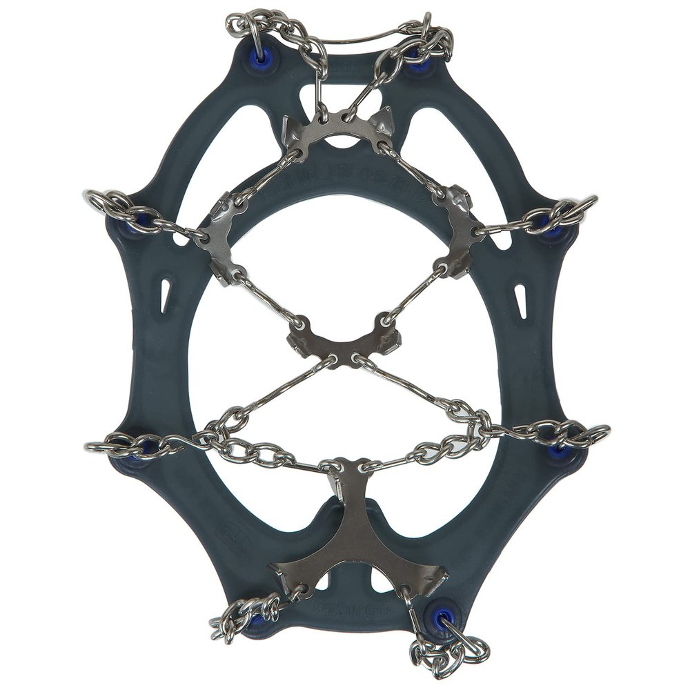 Snowline SL44UES001 Backcountry Chain Spikes, Outdoor Activities, Backcountry, Chain Senpro, Size L, US Men's Size 6-10.5 (25.0-27.5 cm), Color: Eye Red/Blue