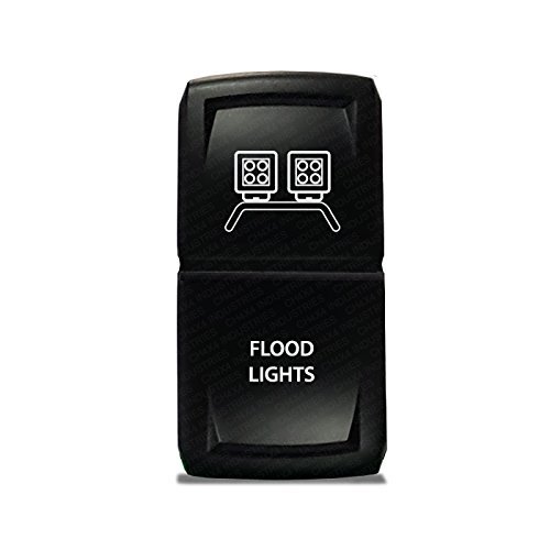 CH4X4 Rocker Switch V2 Flood Lights Symbol 4 - Green Led