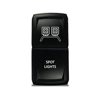CH4X4 Rocker Switch V2 Spot Lights Symbol 4 - Red Led