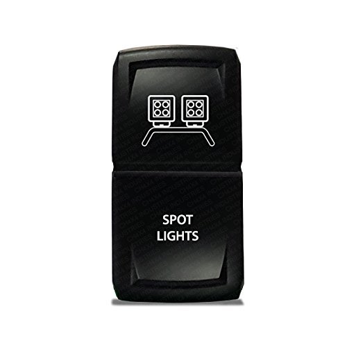 CH4X4 Rocker Switch V2 Spot Lights Symbol 4 - Red Led