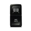 CH4X4 Rocker Switch V2 Spot Lights Symbol 4 - Red Led view 1