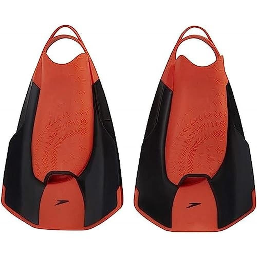Speedo Fatskin Kickfin Swimming Fins, Red, US8.5