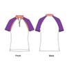 Monterey Club Women's Rally Sunday Sport Zip Top #2356 (White/Royal Lilac, Small) view 2