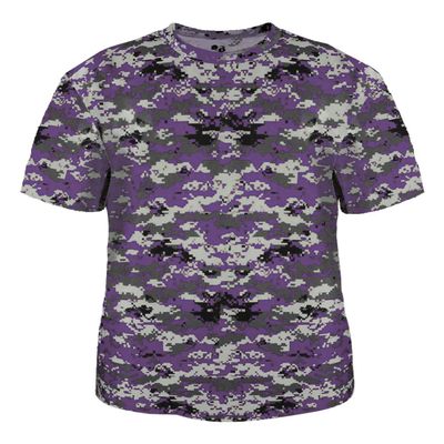 Badger Sport Adult 3XL Purple Digi-Camo Moisture Wicking Jersey Uniform Shirt