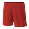 A4 NB5184-SCR Lined Micromesh Shorts, XX-Small, Scarlet/Red view 1