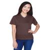 Team 365 Ladies' Zone Performance T-Shirt M SPORT DARK BROWN view 1