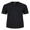 Badger Sport C2 Black Adult XS Short Sleeve Wicking Tee view 1