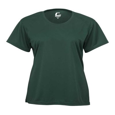 Badger Sport C2 Forrest Green Ladies 2XL Short Sleeve Wicking Tee