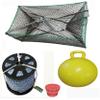 KUFA Sports Galvanized Steel Prawn Trap with 400' Rope, Yellow Float and Vented Bait Jar Combo (S32+SL4+F15Y+HB5) view 1