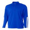 Royal Blue Adult 2XL Sports 1/4 Zip Moisture Wicking Cool & Comfortable Warm-up Jacket view 1