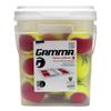 Gamma Quick Kids 36 Training Tennis Balls for Kids & Beginners, Reduced Speed & Bounce, Great for Tennis Practice, USTA & ITF Approved for Use in 10 & Under Tournaments, Bucket of 24 view 1