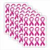 Pink Ribbon Vinyl Decals/Stickers/Bulk Labels Breast Cancer Awareness - Die Cut No Background  (60) view 1