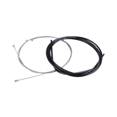 Alligator Reliable Brake Cable/Casing Set, F/R - Black - LY-ERKB