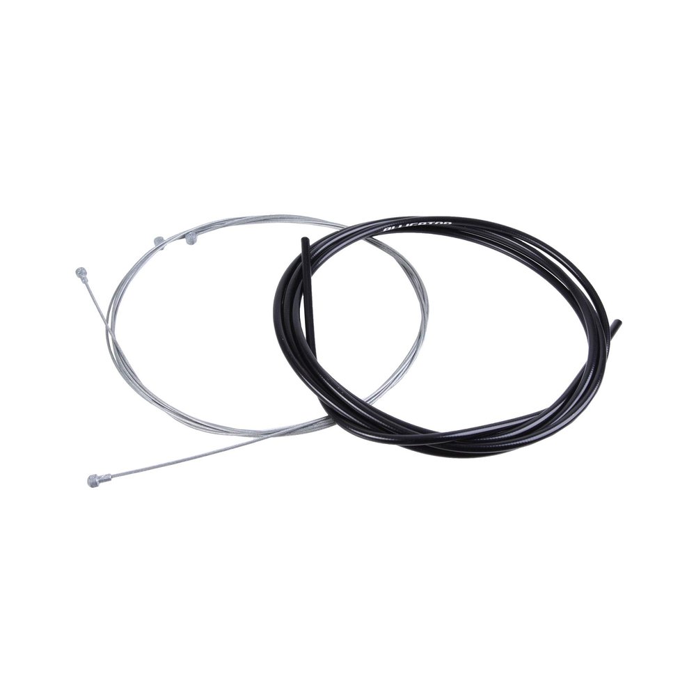 Alligator Reliable Brake Cable/Casing Set, F/R - Black - LY-ERKB
