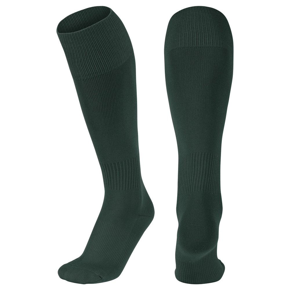 CHAMPRO Standard Compression Style Pro Athletic Socks for Baseball, Softball, Football, and More, Forest Green, MEDIUM