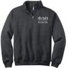 Phi Delta Theta Quarter Zip Pullover Sweatshirt (S) view 1