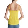 Taylor and Sage Women's Mix Print Lace Trim Tank with Tassel, Tropical Honey, Medium view 2