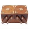 ITOS365 Handmade Wooden Jewelry Box/Case/Storage for Women Jewel Organizer Christmas Gift Items view 2
