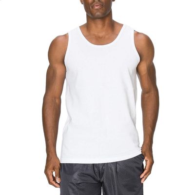 PRO 5 Mens Tank Top, 2XL, White