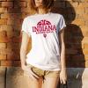 UGP Campus Apparel Indiana Hoosiers Basketball Hype Mens T-Shirt - Medium White view 3