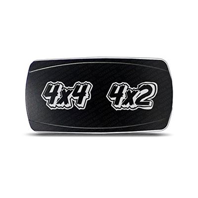 CH4X4 Rocker Switch 4X4 Symbol - Horizontal - Green Led