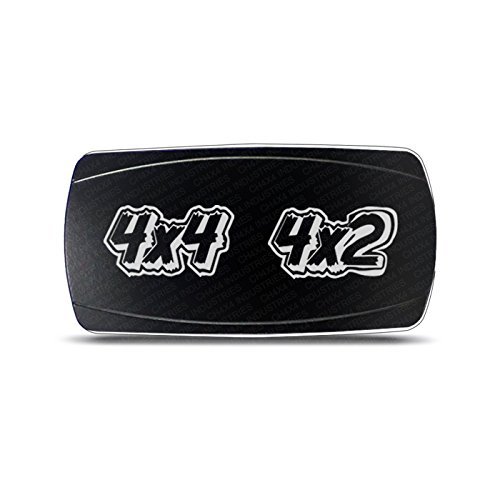 CH4X4 Rocker Switch 4X4 Symbol - Horizontal - Green Led