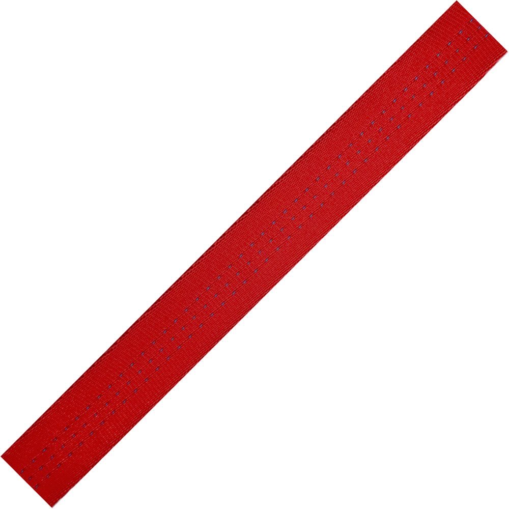 BlueWater Ropes 1" Tubular Climb-Spec Nylon Webbing (Red, 30')