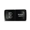 CH4X4 Rocker Switch V2 Reverse Lights Symbol 3 - Horizontal - Blue Led view 1