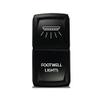 CH4X4 Rocker Switch V2 FootWell Lights Symbol - Red Led view 1
