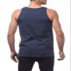 Pro Club Mens Heavyweight Cotton Tank Top Outerwear, Navy, Small view 2