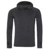 Awdis Just Cool Womens/Ladies Girlie Cowl Neck Baselayer Top (S) (Black Slate Melange) view 1