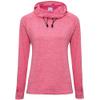 Awdis Just Cool Womens/Ladies Girlie Cowl Neck Baselayer Top (S) (Black Slate Melange) view 2