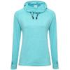 Awdis Just Cool Womens/Ladies Girlie Cowl Neck Baselayer Top (S) (Black Slate Melange) view 4