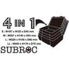 Sub Lock Tackle Container SAME Color 4 Size Set view 3