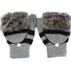 LerBen Women Winter Gloves Wool Fingerless Texting Gloves with Mitten Cover view 1
